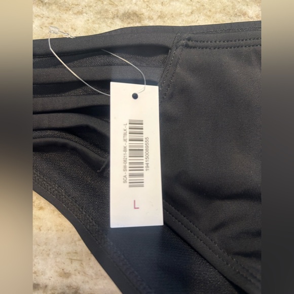 Elle Black Two Piece Contour Bikini, L, Adore Me - Picture 6 of 12